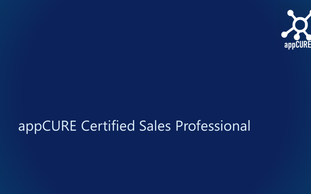appCURE Certified Sales Professional