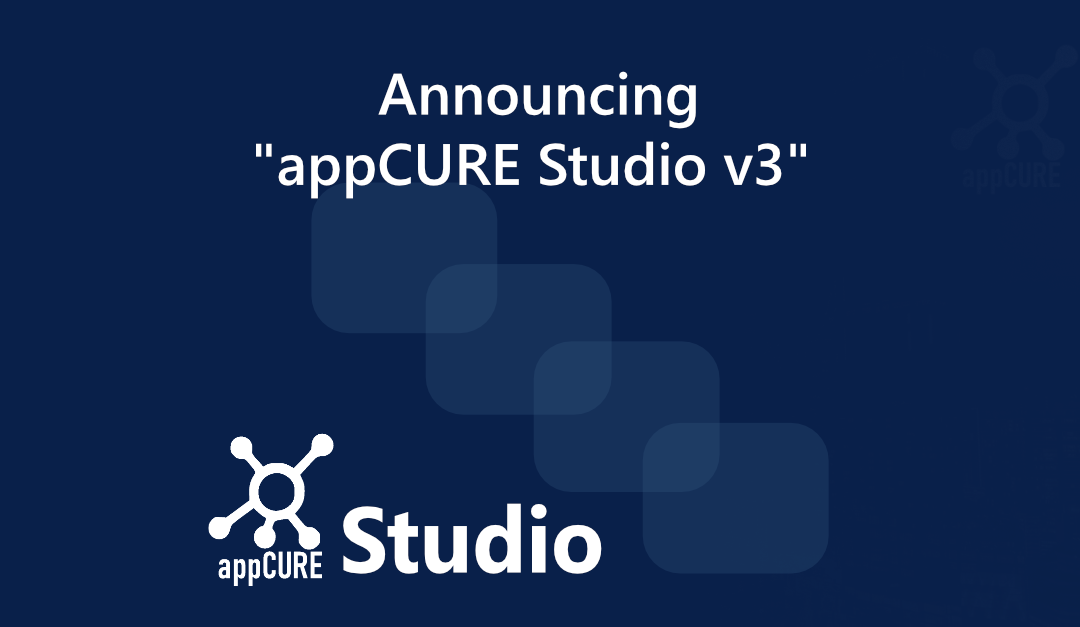 Announcing appCURE Studio v3